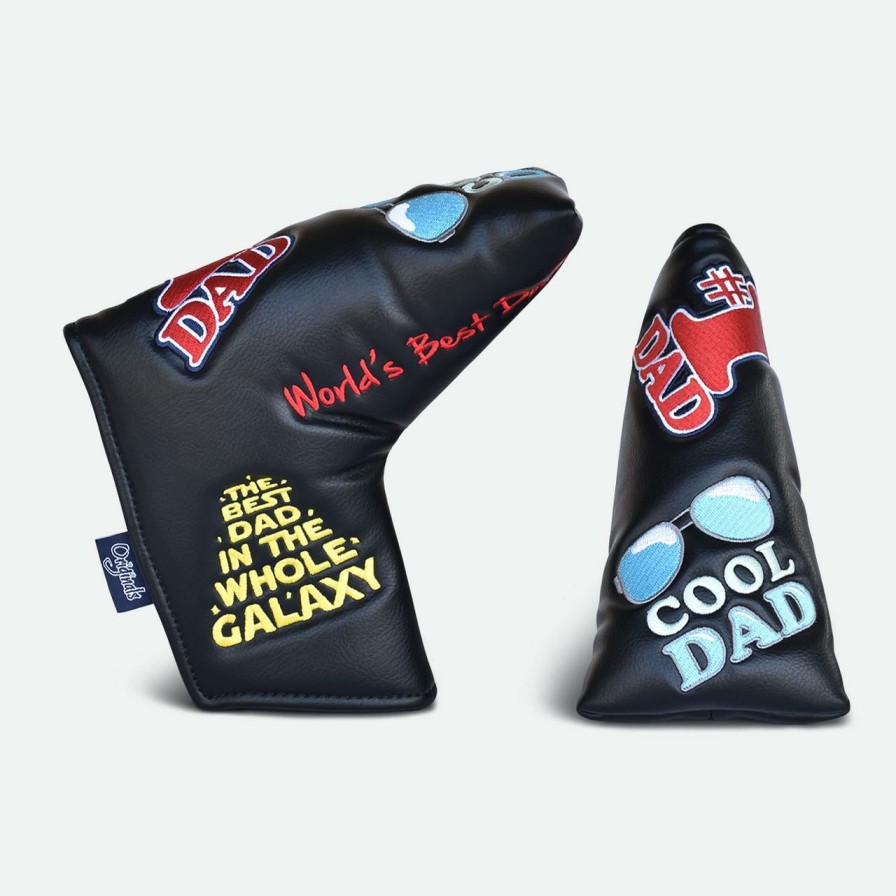 Accessories * | Prg Originals Super Dad Blade Putter Cover Black