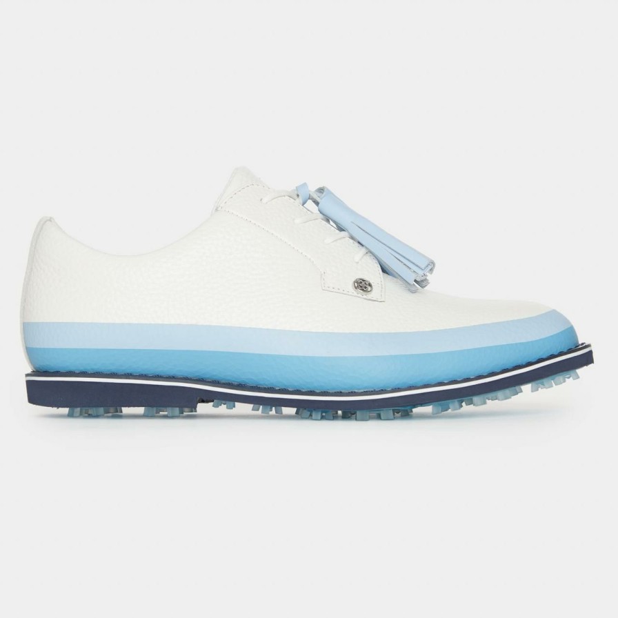 Shoes * | G/Fore Women'S Tuxedo Gallivanter Spikeless Golf Shoe White/Blue