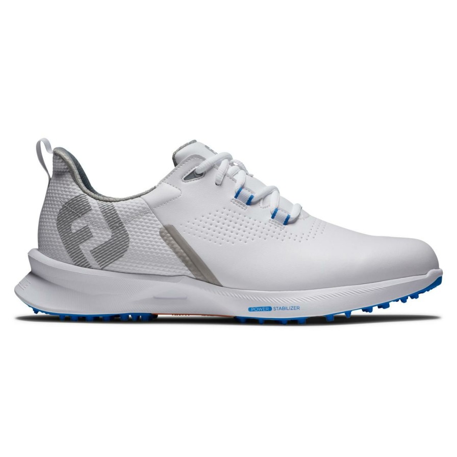 Shoes * | Footjoy Men'S Fuel Spikeless Golf Shoe White