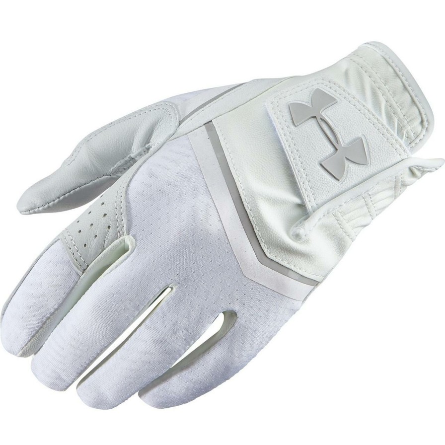 Accessories * | Under Armour Women'S Coolswitch Golf Glove White