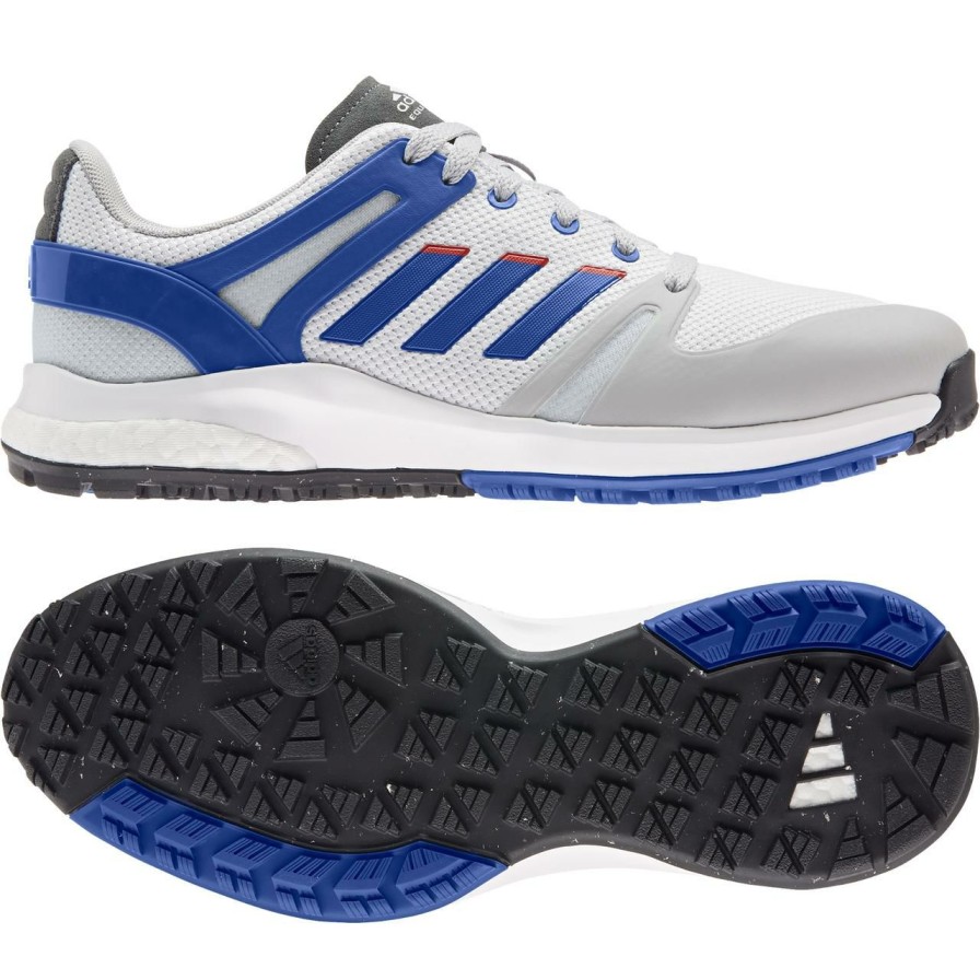 Shoes * | Adidas Men'S Eqt Spikeless Golf Shoe White/Blue