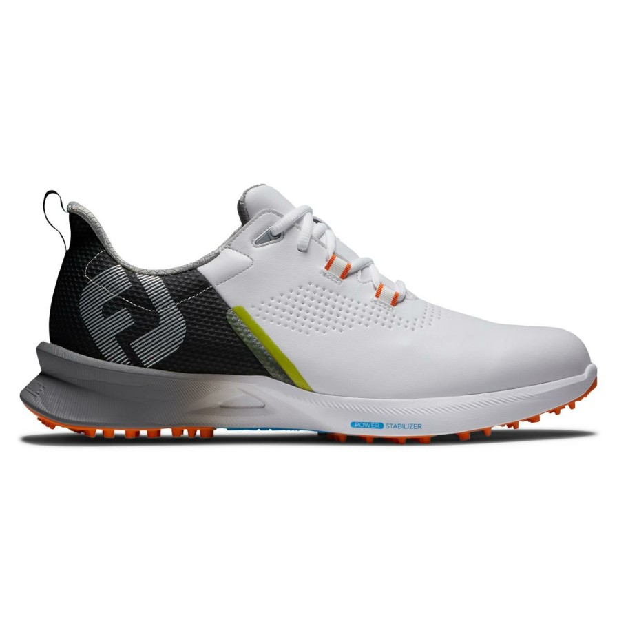 Shoes * | Footjoy Men'S Fuel Spikeless Golf Shoe White/Multi