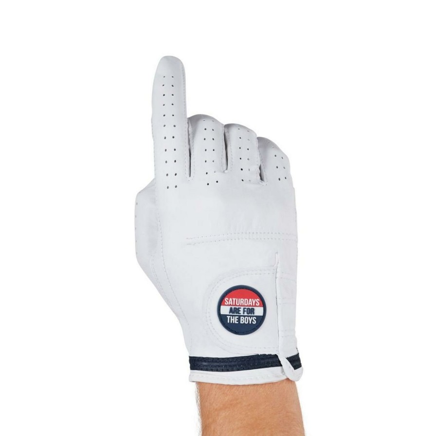 Accessories * | Barstool Saftb Glove White/Red