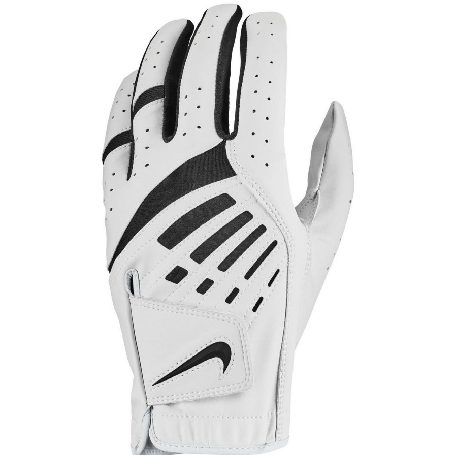 Accessories * | Nike Junior Dura Feel Ix Glove White/Black