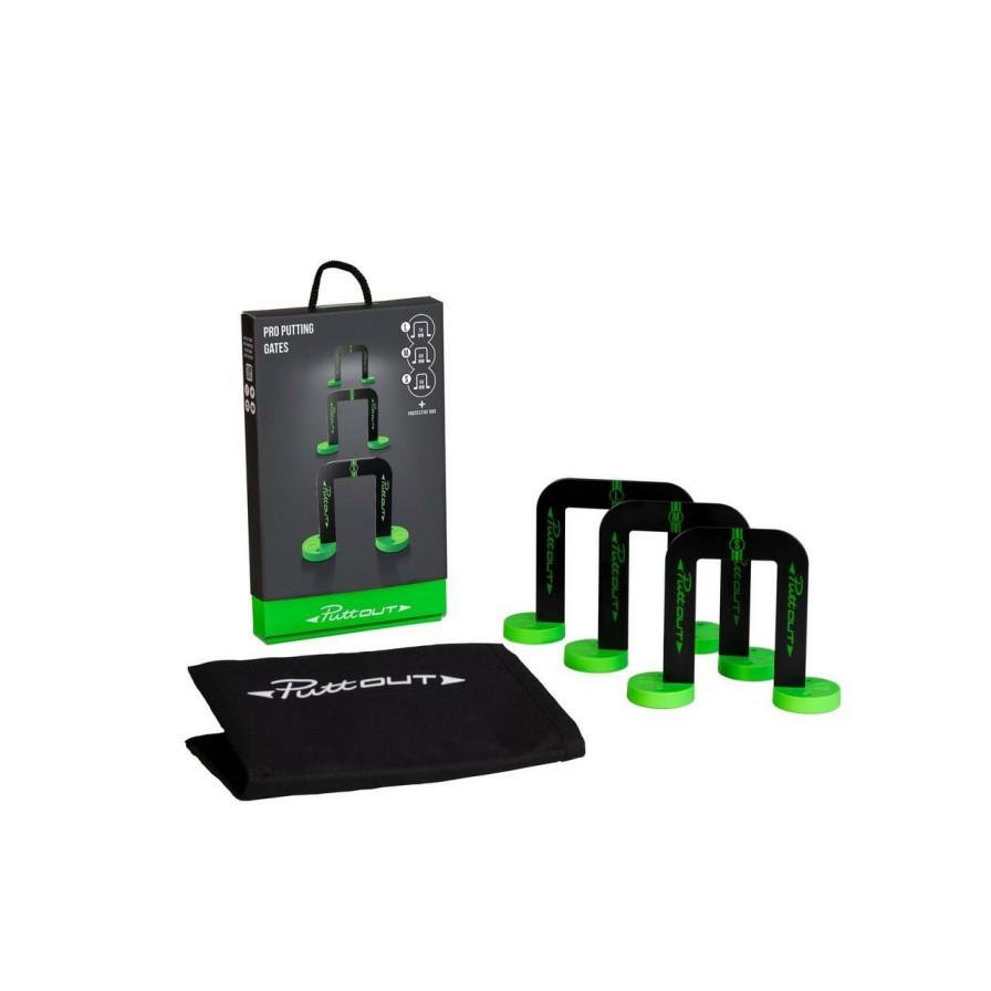 Accessories * | Puttout Pro Putting Gate Set Black