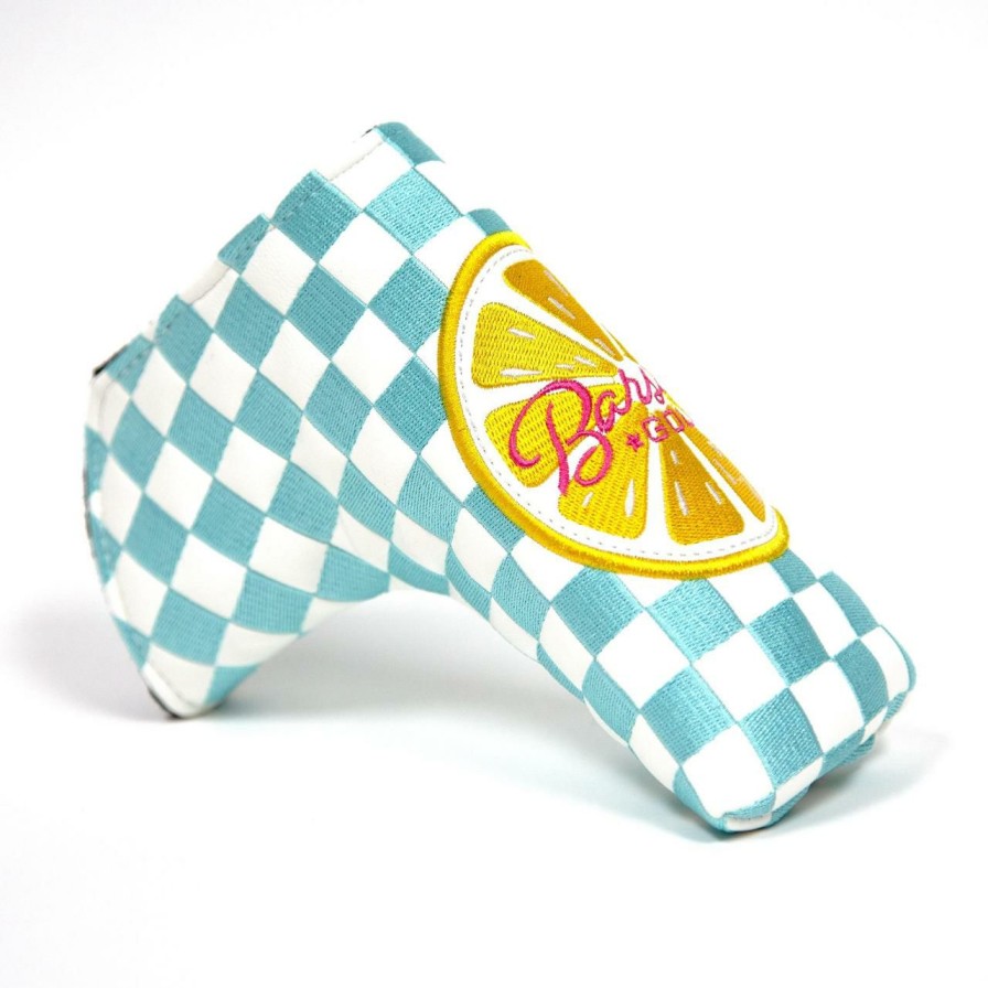 Accessories * | Barstool Lemon Tea Blade Putter Cover White/Blue