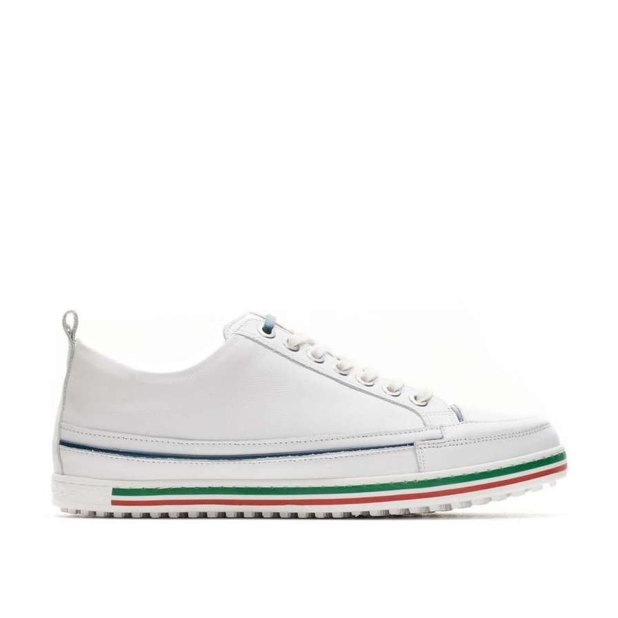 Shoes * | Duca Del Cosma Men'S Monterosso Spikeless Golf Shoe White