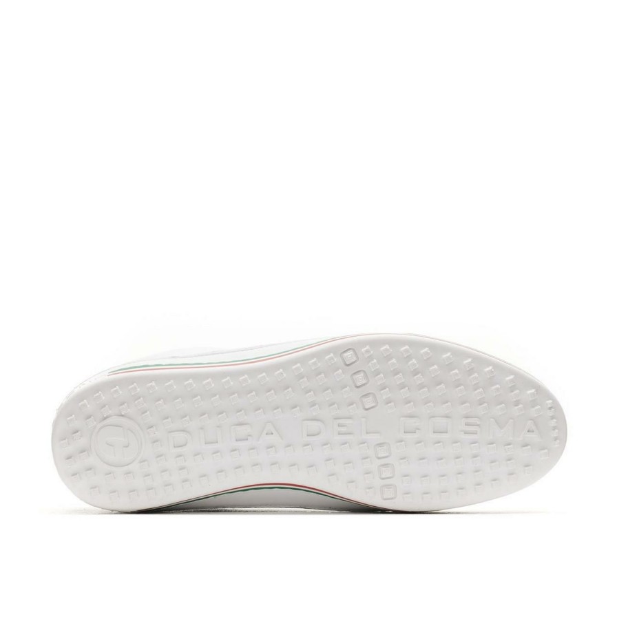 Shoes * | Duca Del Cosma Men'S Monterosso Spikeless Golf Shoe White