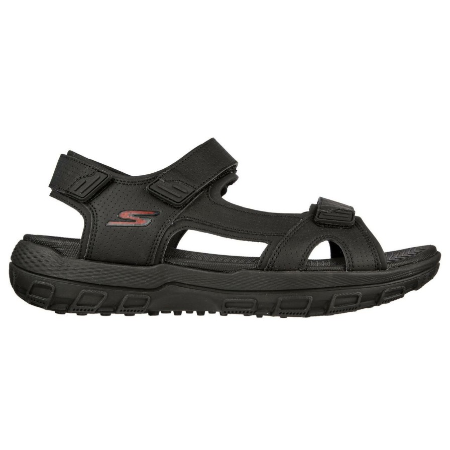 Shoes * | Skechers Men'S Go Golf 600 Golf Sandal Black