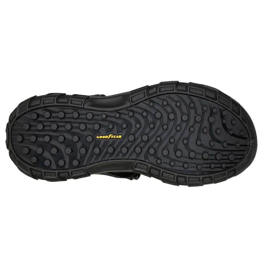 Shoes * | Skechers Men'S Go Golf 600 Golf Sandal Black