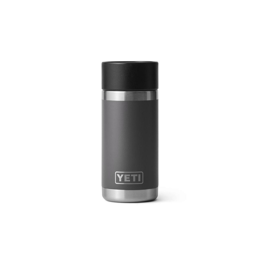 Accessories * | Yeti Rambler 12Oz Bottle With Hot Shot Cap Charcoal