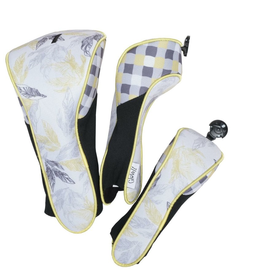 Accessories * | Glove It 3 Pack Headcovers Citrus & Slate Yellow/Black