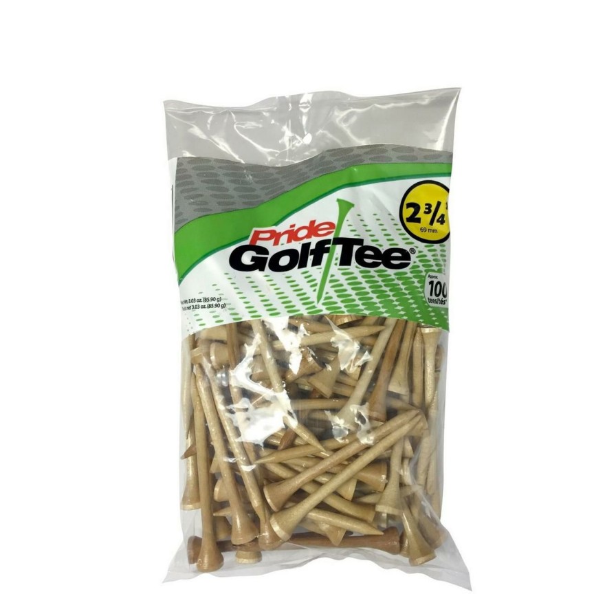 Accessories * | Pride Sports Deluxe 2 3/4 Inch Tees (100 Count) Natural