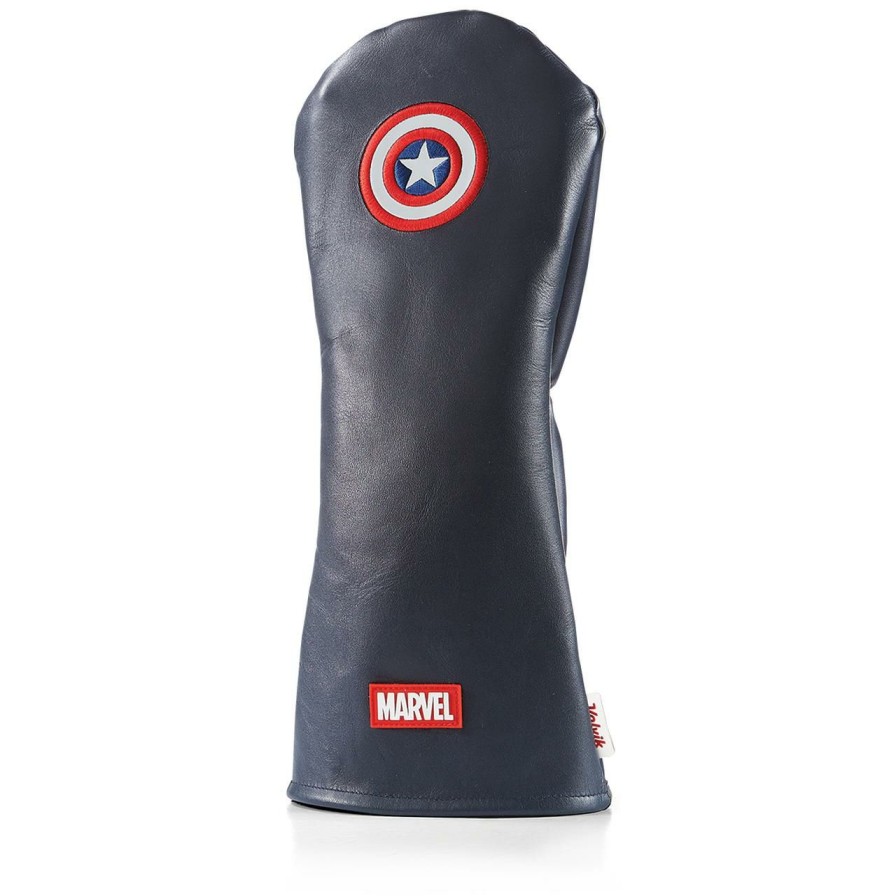 Accessories * | Volvik Marvel Captain America Driver Headcover