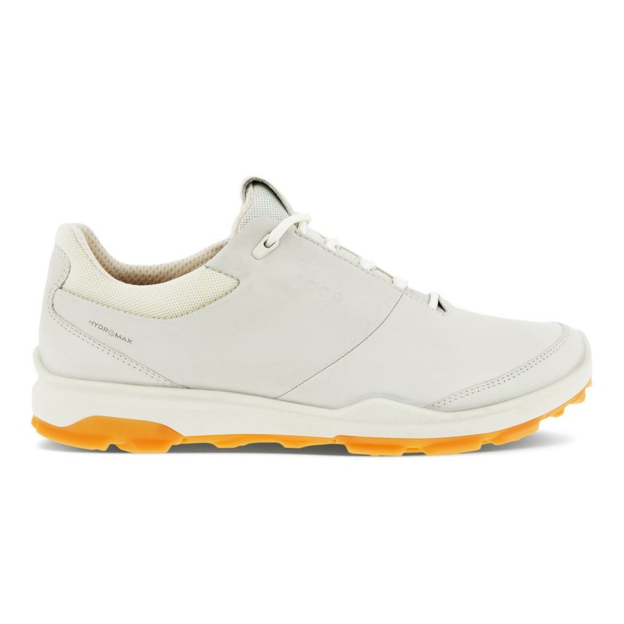 Shoes * | Ecco Women'S Biom Hybrid 3 Spikeless Golf Shoe -White/Orange