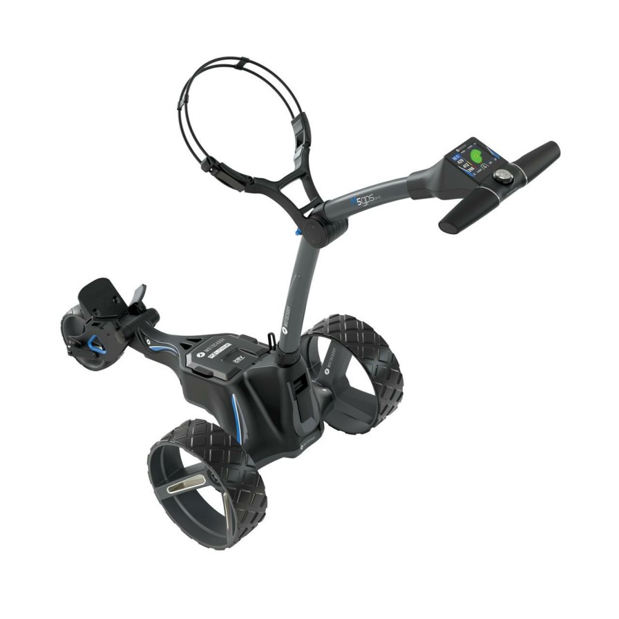 Bags & Carts * | Motocaddy M5 Gps Dhc Electric Cart Grey