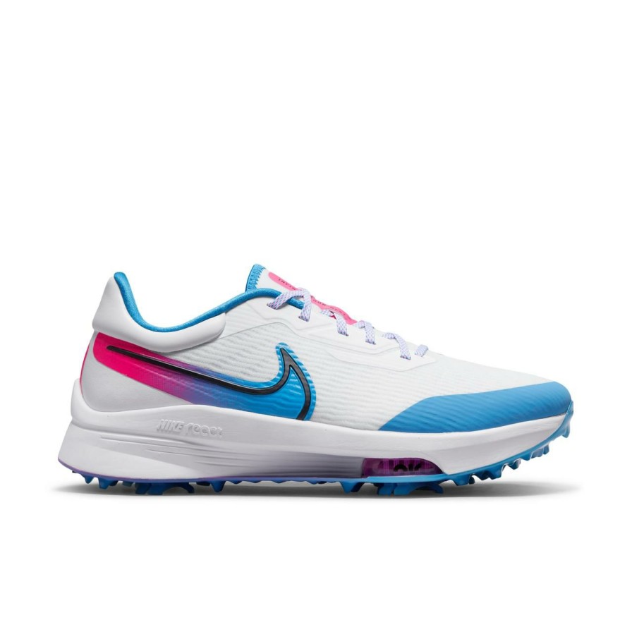 Shoes * | Nike Air Zoom Infinity Tour Nxt% Spikeless Golf Shoe White/Blue/Pink