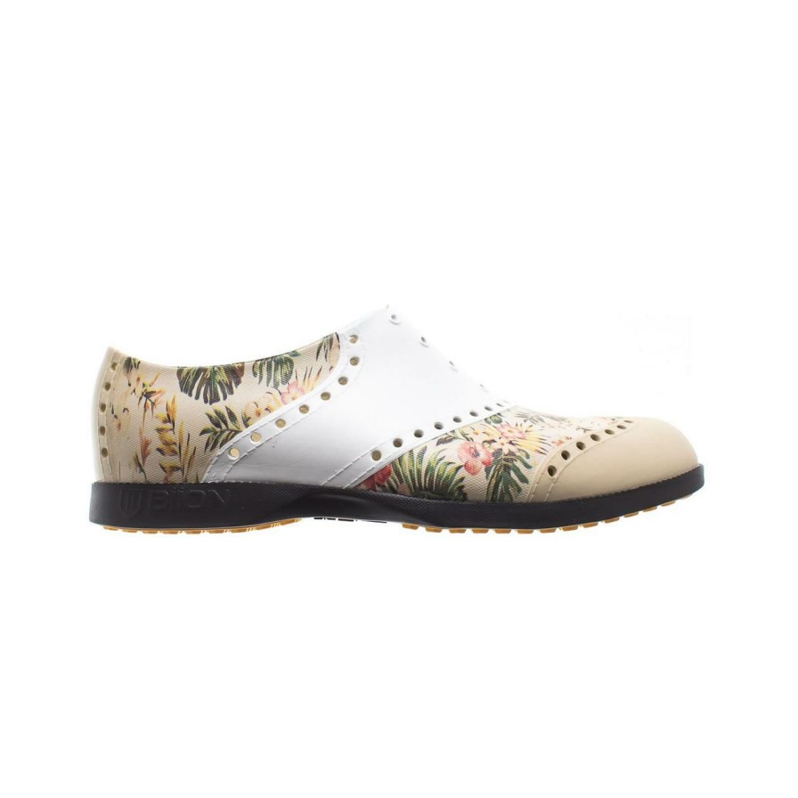 Shoes * | Biion Men'S Oxford Pattern Spikeless Shoe Tropical