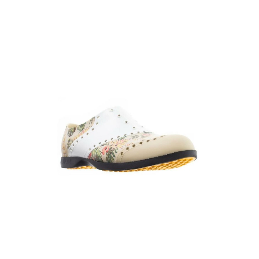 Shoes * | Biion Men'S Oxford Pattern Spikeless Shoe Tropical