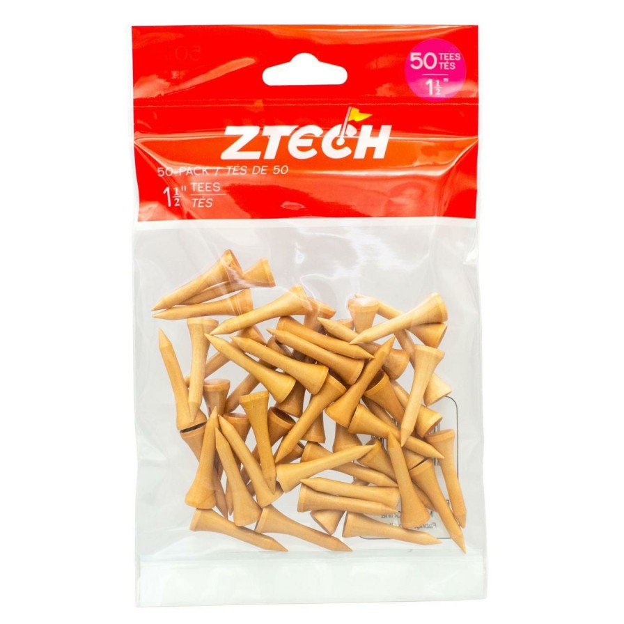 Accessories * | Ztech Natural Tees 50 Pack Brown