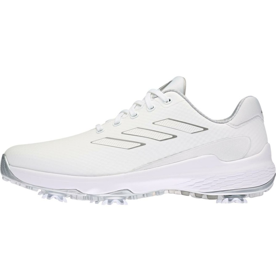 Shoes * | Adidas Men'S Zg23 Spiked Golf Shoe White