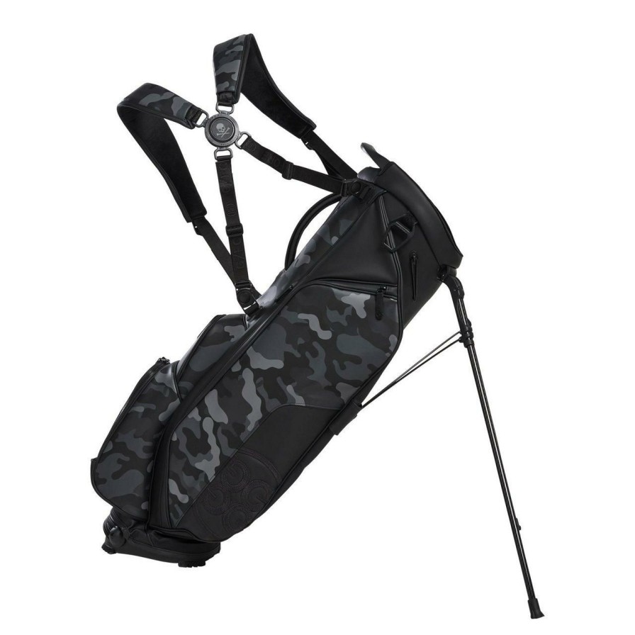 Bags & Carts * | G/Fore Prior Generation Transporter 3 Stand Bag Black/Black Camo