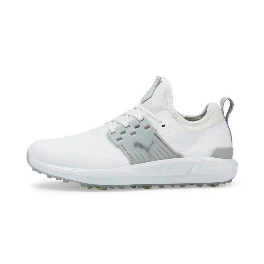 Shoes * | Puma Men'S Ignite Articulate Spiked Golf Shoe White/Grey