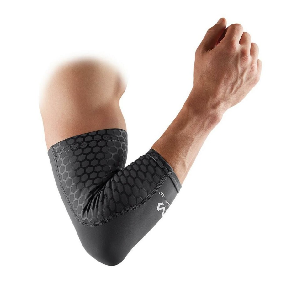 Accessories * | Mcdavid Active Comfort Compression Elbow Sleeve Grey/Black