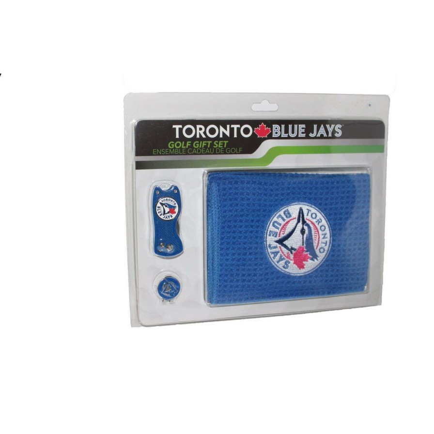 Accessories * | Golfing Buddies Blue Jays Towel Gift Set