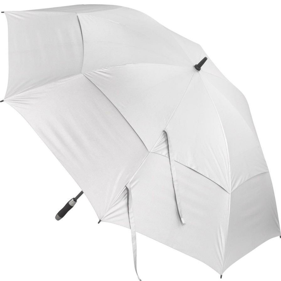 Accessories * | Ztech Men'S 68 Inch Windbuster Umbrella Silver