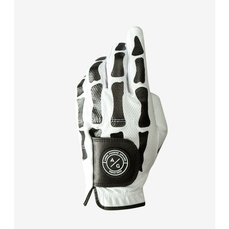 Accessories * | Asher Golf Cooltech Deathgrip Glove White