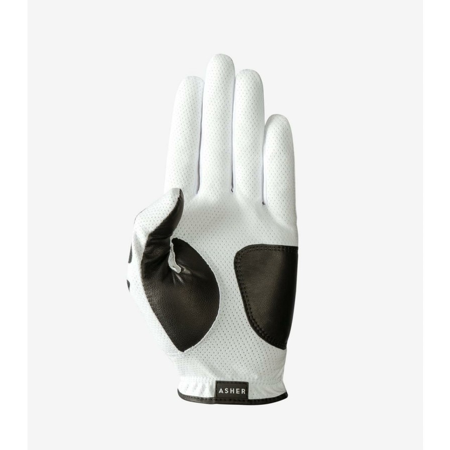 Accessories * | Asher Golf Cooltech Deathgrip Glove White