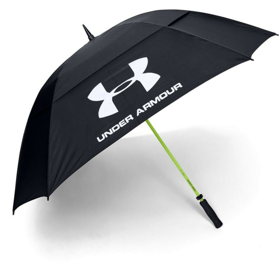 Accessories * | Under Armour Double Canopy Umbrella Black