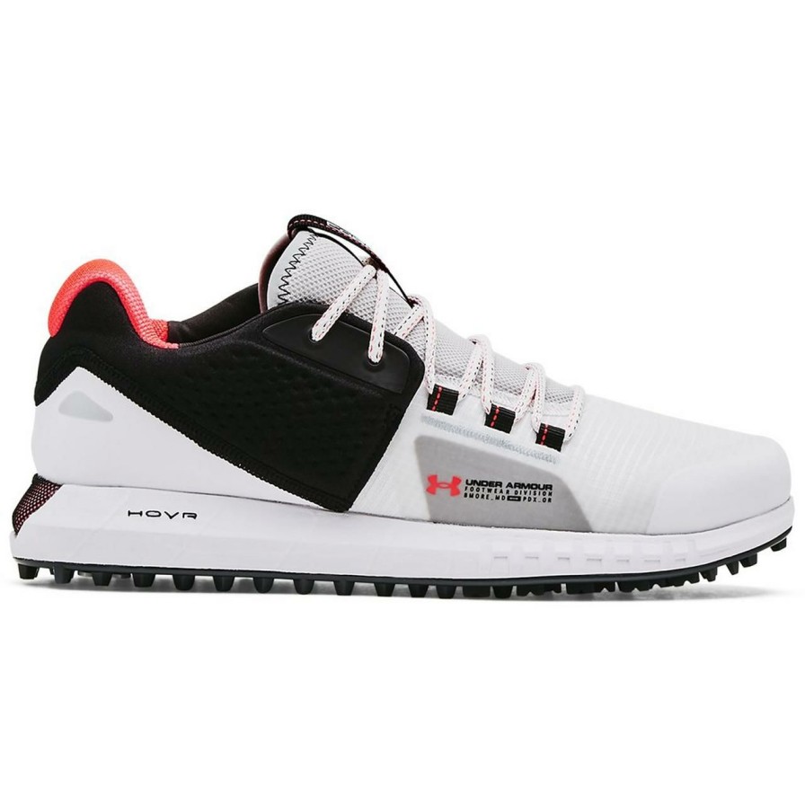 Shoes * | Under Armour Men'S Hovr Forge Rc Spikeless Golf Shoe White/Black