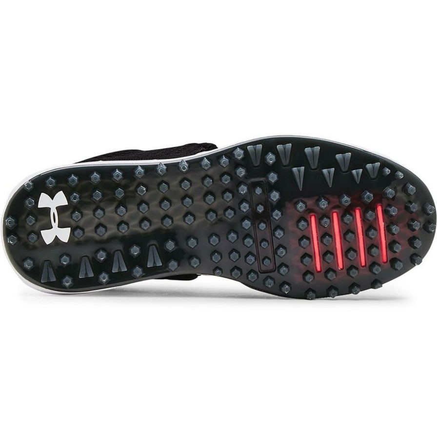 Shoes * | Under Armour Men'S Hovr Forge Rc Spikeless Golf Shoe White/Black