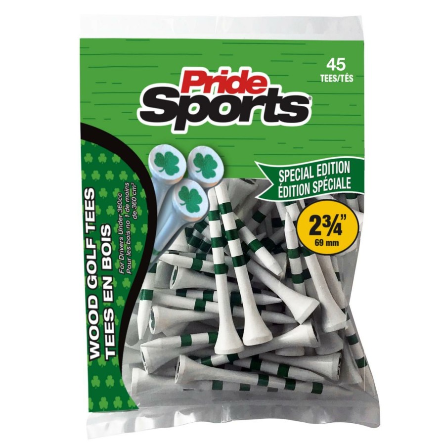 Accessories * | Pride Sports Shamrock 2 3/4 Inch Tees (45 Count) Green/White