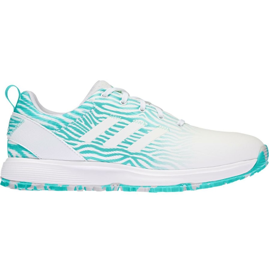 Shoes * | Adidas Women'S S2G Spikeless Golf Shoe White/Mint