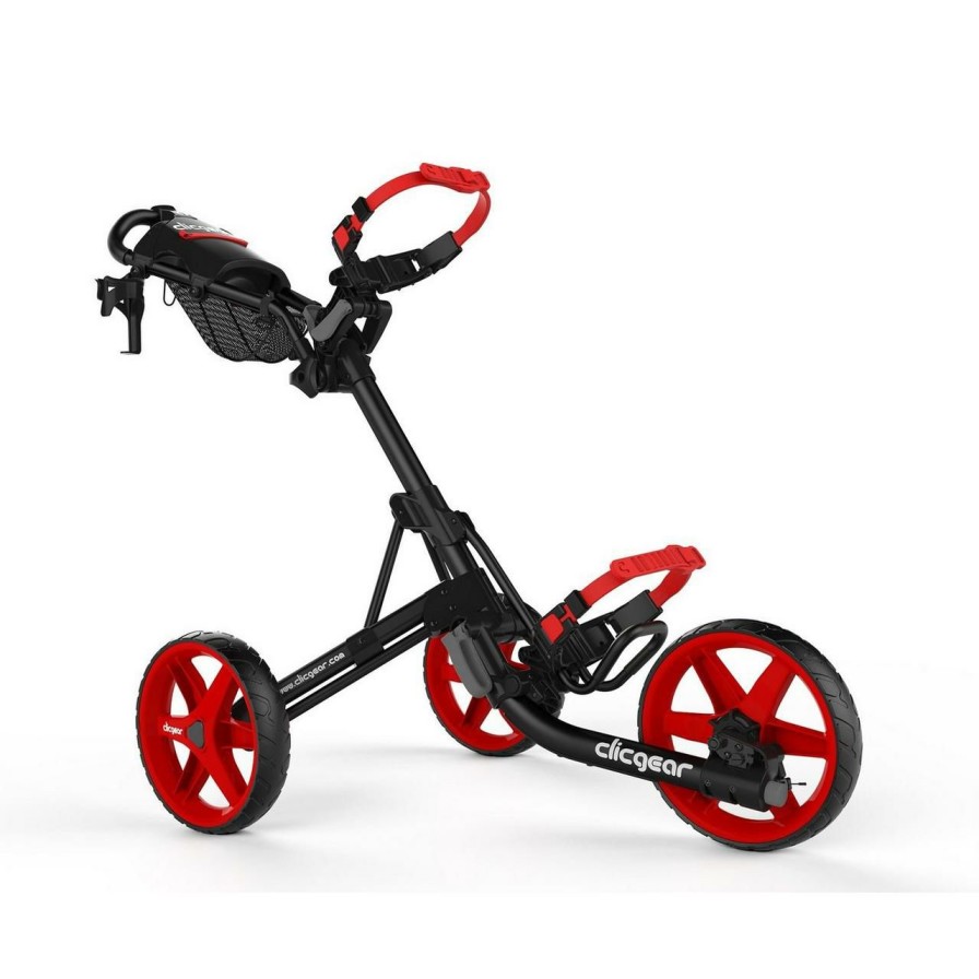 Bags & Carts * | Clicgear M4 Push Cart Black/Red