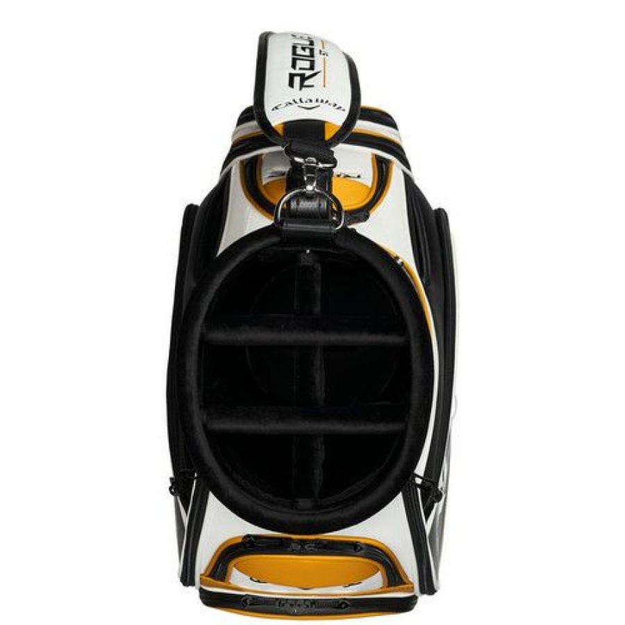 Golf Bags * | Callaway Golf Callaway Rogue St Mini Staff Bag White / Black / Gold